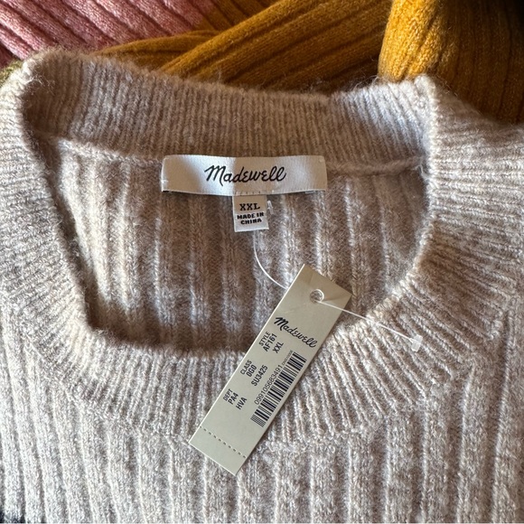 Colorblocked Madewell long sleeve sweater dress XXL - Picture 9 of 11